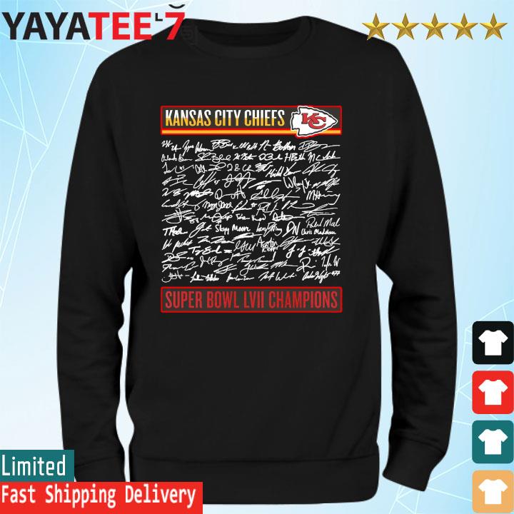 Funny kansas City Chiefs Super Bowl LVII Roster shirt, hoodie