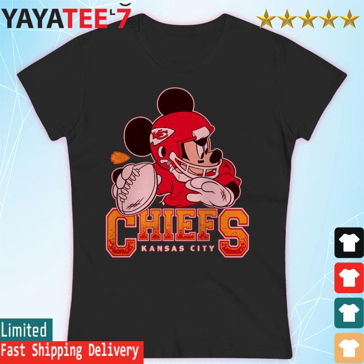 Pittsburgh Steelers Mickey at Quarterback Disney Vintage Football T-Shirt