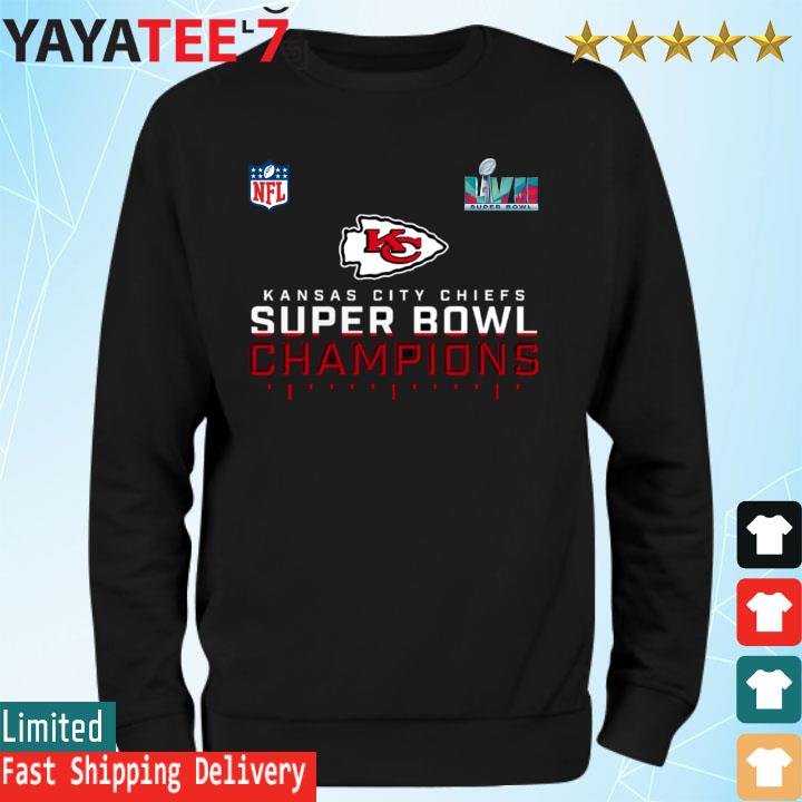 Kansas City Chiefs NFL 2022 Super Bowl LVII Champions Lockup shirt, hoodie,  sweater, long sleeve and tank top