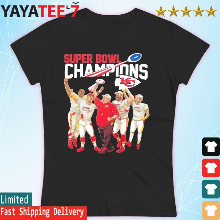 Hot Kansas City Chiefs NFL Super Bowl Championship 2023 Womens Shirt -  Wiseabe Apparels