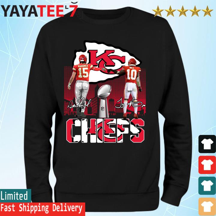 10 Tyreek Hill signature Kansas City Chiefs shirt, hoodie, sweater, long  sleeve and tank top