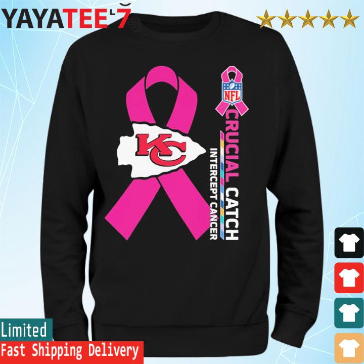 Kansas City Chiefs Crucial Catch Intercept Cancer shirt, hoodie