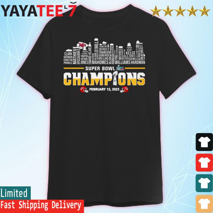 Congratulations To Kansas City Chiefs Are 2023 Super Bowl LVII Champions  shirt, hoodie, sweater, long sleeve and tank top