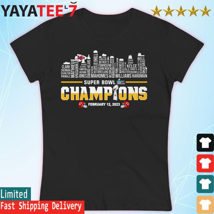 Congratulations To Kansas City Chiefs Are 2023 Super Bowl LVII Champions  shirt, hoodie, sweater, long sleeve and tank top