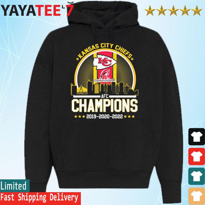 Kansas City Chiefs 3x AFC Champions 2019 2020 2022 Our Kingdom T