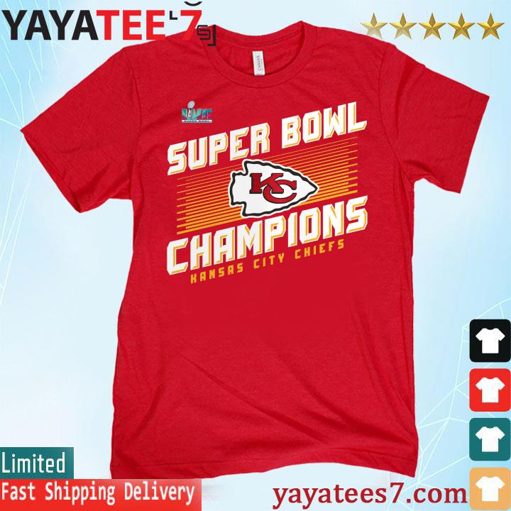 Kansas City Chiefs Super Bowl LVII Champions Huddle Roster T-Shirt