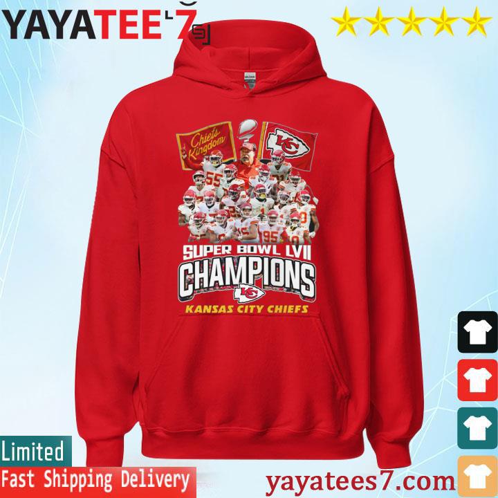 Logo kc Chiefs Kingdom 2023 super bowl lviI champions local shirt, hoodie,  longsleeve, sweater