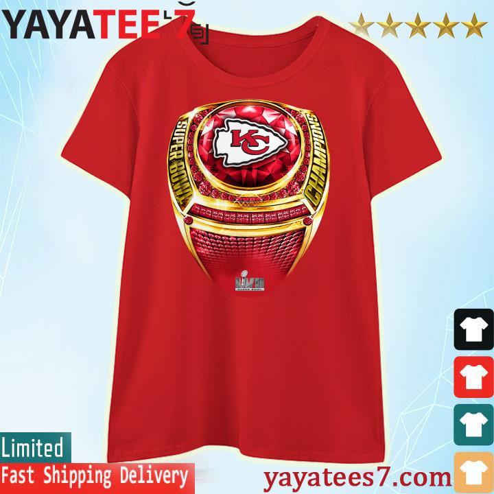 Kansas City Chiefs Super Bowl LVII Champions Ring red Shirt Women's T-shirt