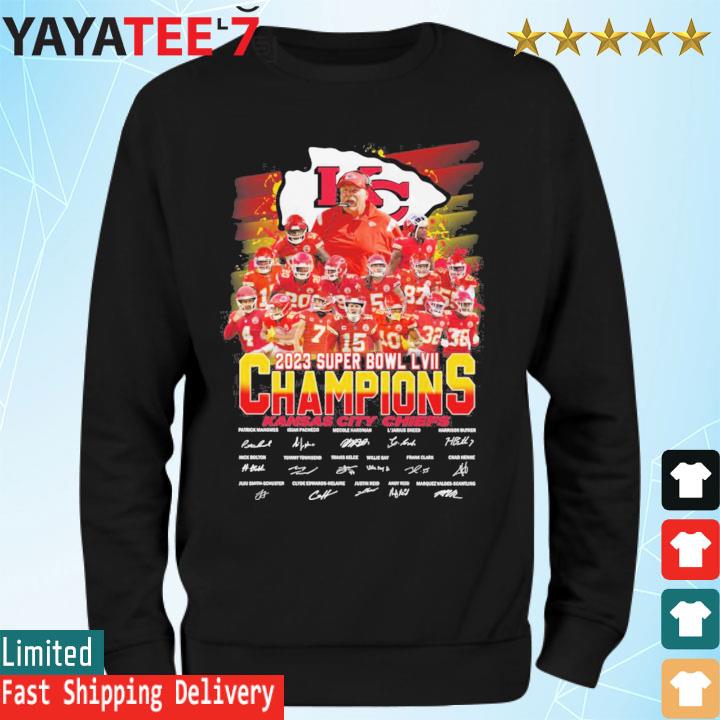 Football Kansas City Chiefs Super Bowl Wins 2023 LVII Shirt Kansas City  Chiefs Players Champions Sweatshirt Kansas City Chiefs Record - Best Seller  Shirts Design In Usa