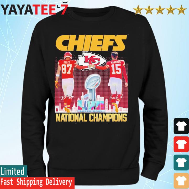 Travis Kelce and Patrick Mahomes Kansas City Chiefs shirt, hoodie, sweater,  long sleeve and tank top