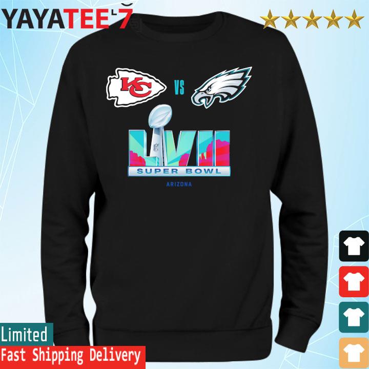 2023 Super Bowl LVII Eagles vs Chiefs shirt, hoodie, sweater, long sleeve  and tank top