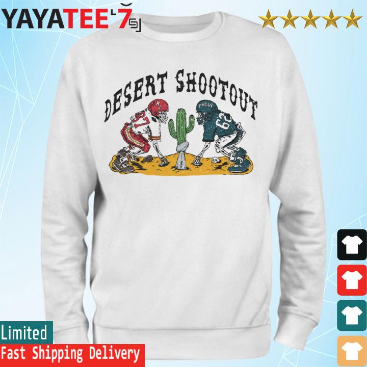 Philadelphia eagles vs Kansas City Chiefs desert shootout skeletons shirt,  hoodie, sweater, long sleeve and tank top