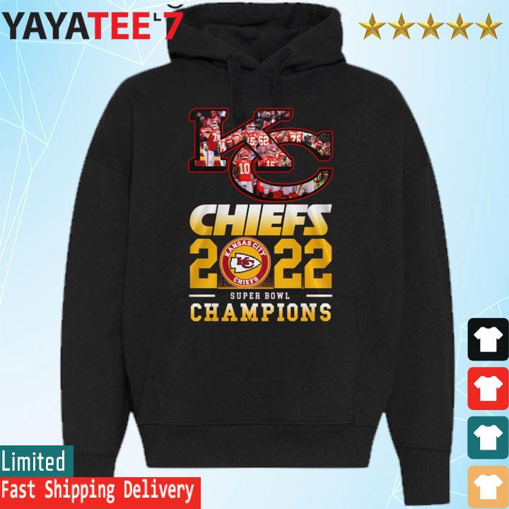 KC Chiefs 2022 Super Bowl Champions live logo shirt, hoodie