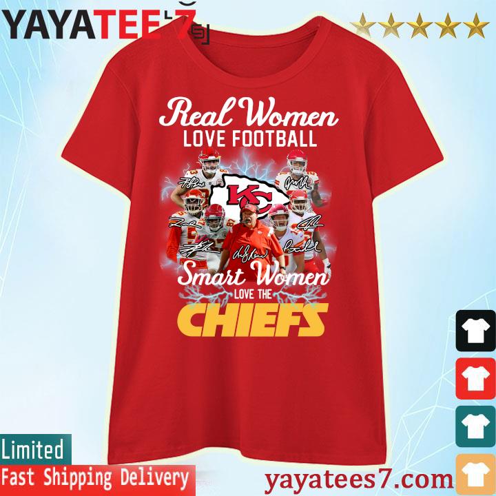 Buy Real Women Love Football Kc smart Women Love The Chiefs Shirt For Free  Shipping CUSTOM XMAS PRODUCT COMPANY