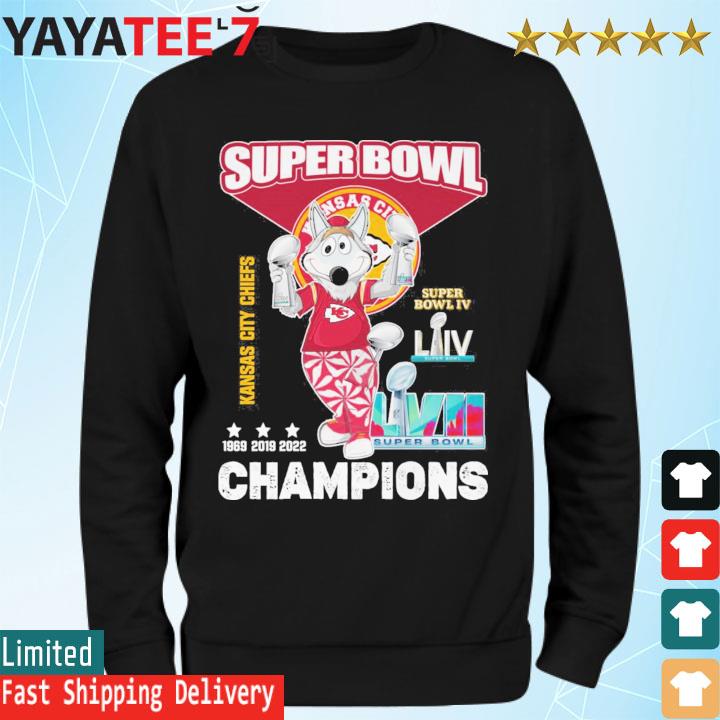 Official mascot Super Bowl Champions Kansas City Chiefs KC Wolf shirt,  hoodie, sweater, long sleeve and tank top