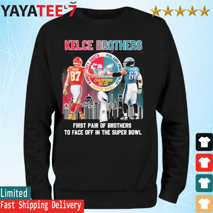 Kelce Brothers Jason Kelce Vs Travis Kelce Lvii Super Bowl Matchup Shirt,  hoodie, sweater and long sleeve