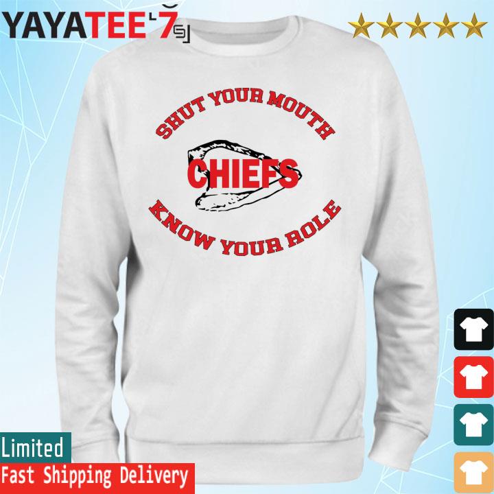 Kansas City Chiefs Know Your Roll and Shut Your Mouth Super Bowl LVII T- Shirt, hoodie, sweater, long sleeve and tank top