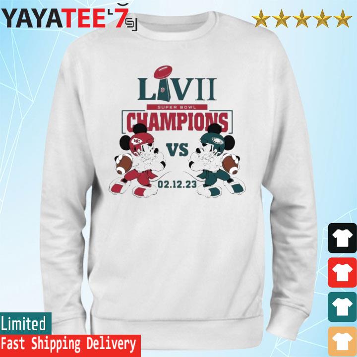 Mickey Mouse Philadelphia Eagles Super Bowl LVII 2023 Champions shirt,  hoodie, sweater, long sleeve and tank top