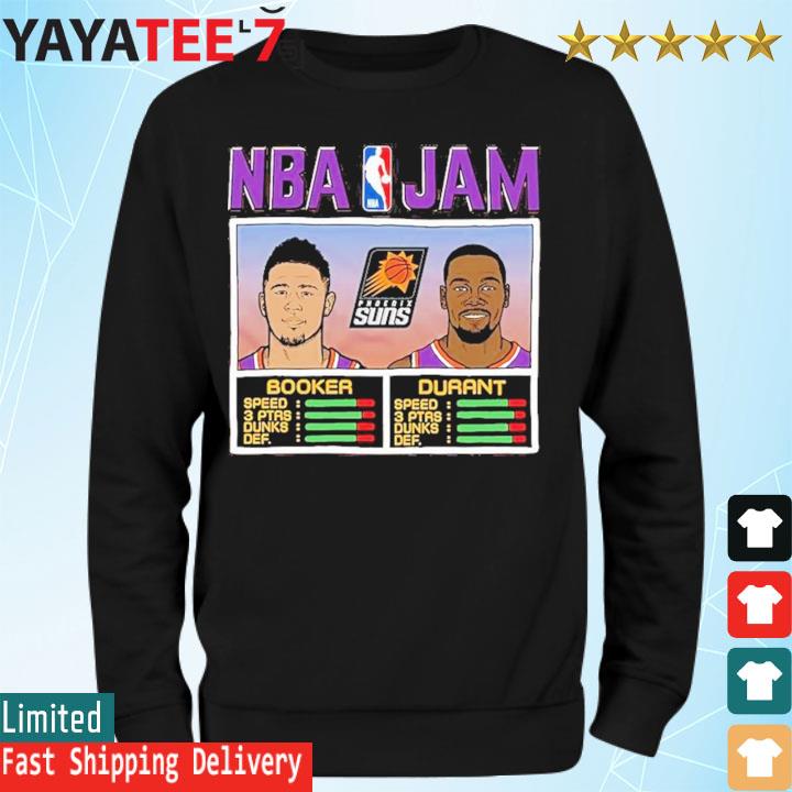 Kevin Durant & Devin Booker Phoenix Suns NBA Jam shirt, hoodie, sweater,  long sleeve and tank top