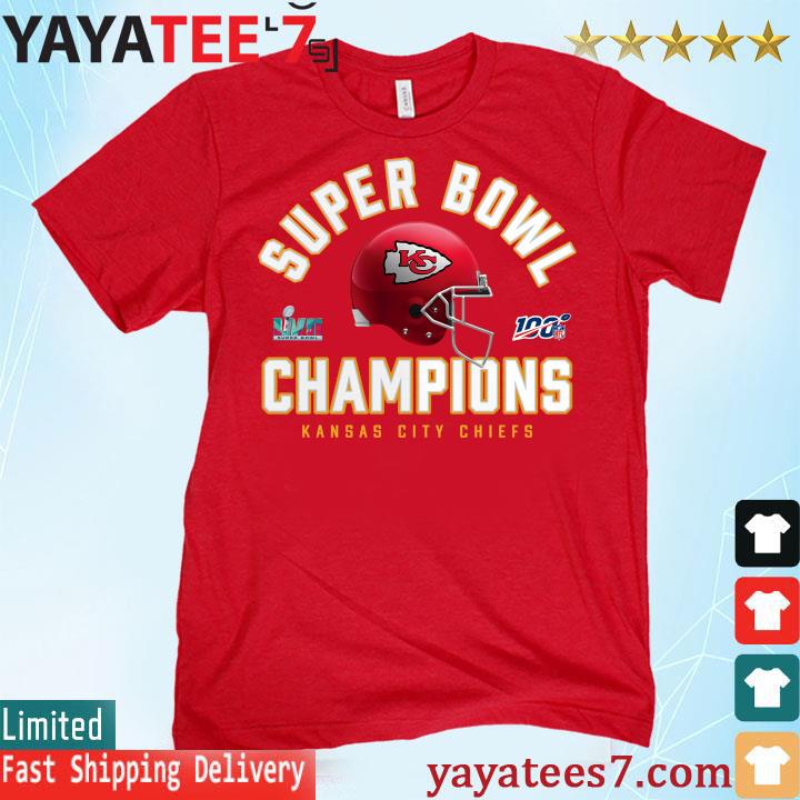 NFL Kansas City Chiefs Super Bowl LVII Champions Lateral shirt