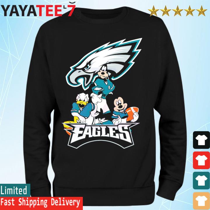 NFL Philadelphia Eagles Mickey Mouse Donald Duck Goofy Funny Super Bowl  Shirt - Bring Your Ideas, Thoughts And Imaginations Into Reality Today