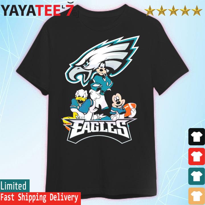 Nfl philadelphia eagles mickey mouse friends super bowl shirt, hoodie,  sweater, long sleeve and tank top