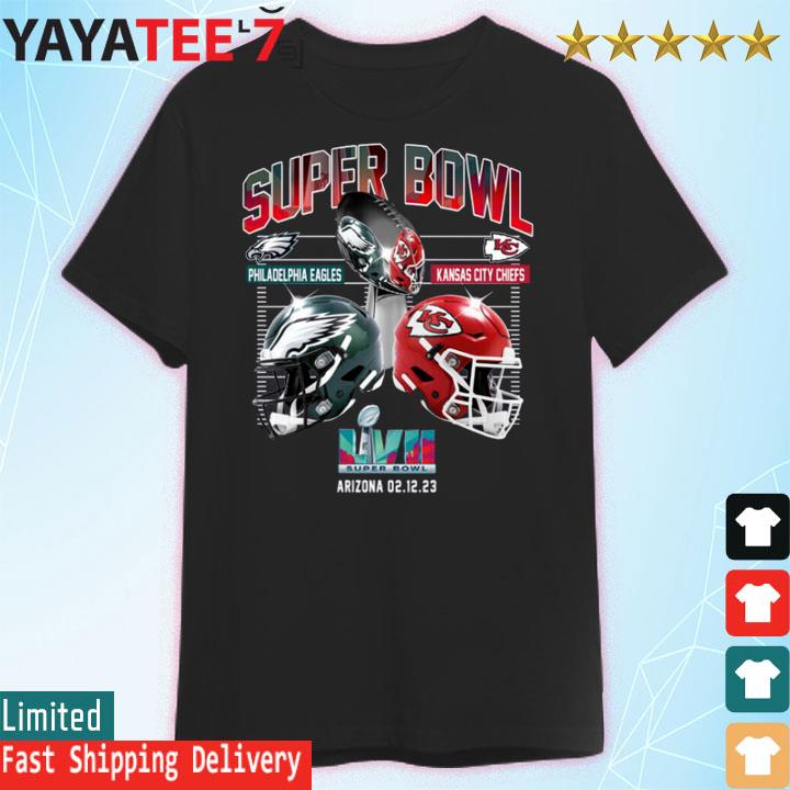 NFL Super Bowl 2023 Between Philadelphia Eagles And Kansas City Chiefs matchup shirt
