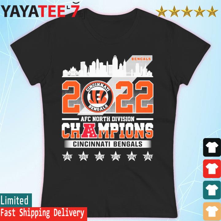 Cincinnati Bengals 2005-2021 AFC North Division Champions T-shirt, hoodie,  sweater, long sleeve and tank top