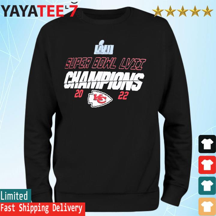 Custom Kansas City Chiefs Super Bowl Lvii Champions Long Sleeve T