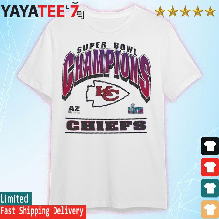 Official Kansas City Chiefs Super Bowl LVII Champions Drop Shoulder shirt