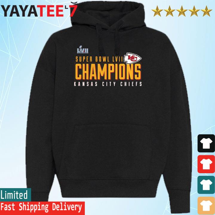 Official Kansas City Chiefs Super Bowl Lvii Champions Scoreboard Showcase  T-shirt Hoodie