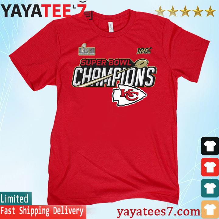 Kansas City Chiefs Trophy Collection Super Bowl Championship Mens T-shirt