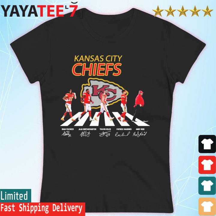 Official Kansas City Chiefs team abbey road signatures shirt, hoodie,  sweater, long sleeve and tank top