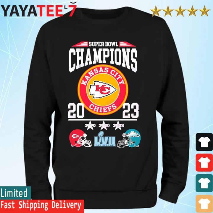 Official Kansas City Chiefs Victory Eagles Super Bowl Champions 2023 s Sweatshirt