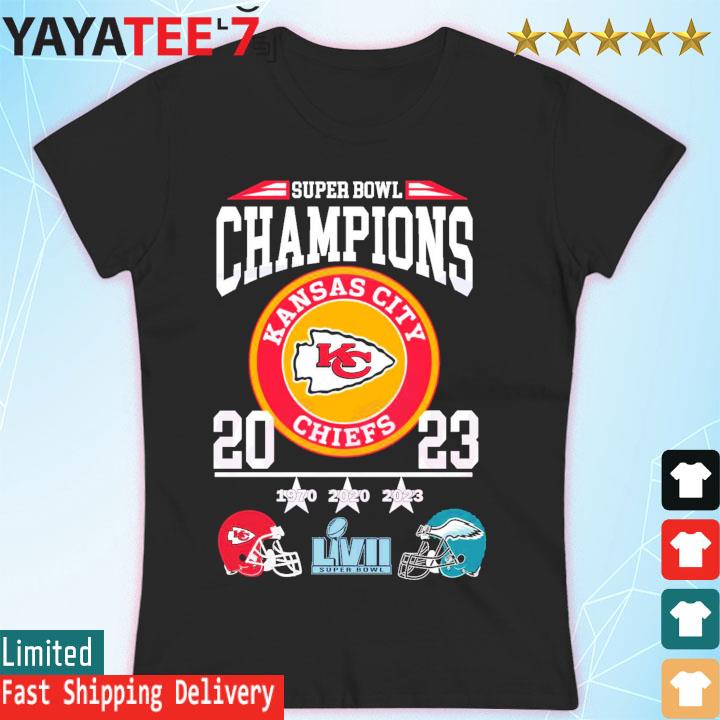 Official Kansas City Chiefs Victory Eagles Super Bowl Champions 2023 s Women's T-shirt