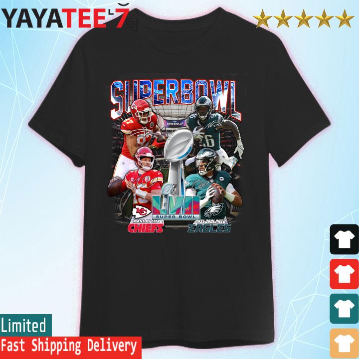 Super Bowl 2023 Philadelphia Eagles Kansas City Chiefs Shirt