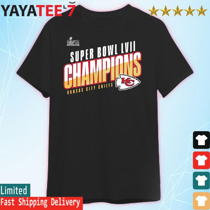 Official Kansas City Chiefs Women's Super Bowl LVII Champions Plus Size Victory shirt