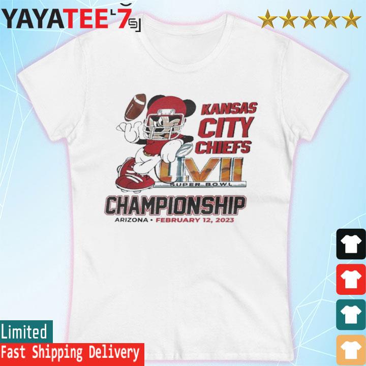 Mickey Mouse Kansas City Chiefs Super Bowl LVII 2023 Champions Shirt