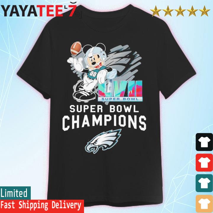 Official Philadelphia eagles NFL mickey mouse player cartoon 2023 T-shirt,  hoodie, tank top, sweater and long sleeve t-shirt