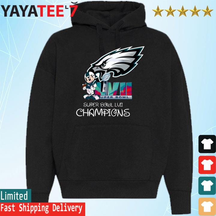 Official Mickey Philadelphia Eagles Super Bowl LVII champions s Hoodie