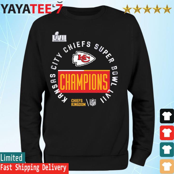 Official Kansas city Chiefs nike super bowl lviI champions locker room  trophy T-shirt, hoodie, sweater, long sleeve and tank top