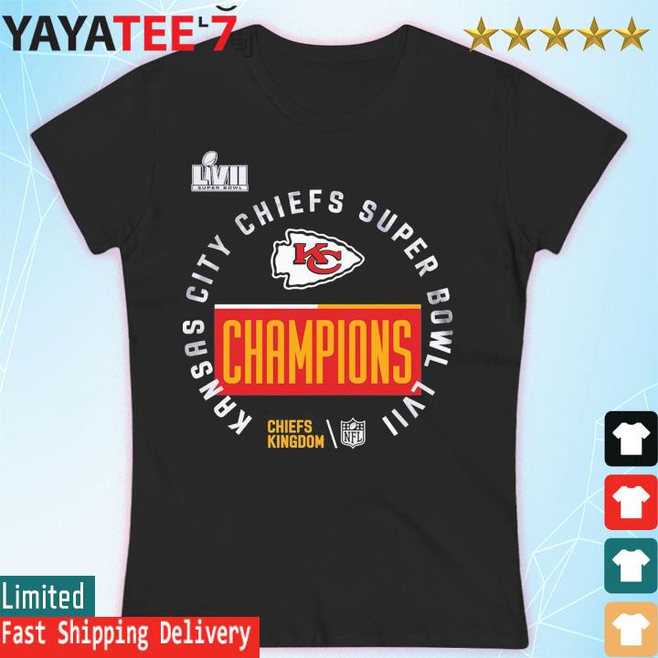 Kansas City Chiefs Super Bowl Lvii Champions Locker Room Trophy Collection  T-shirt