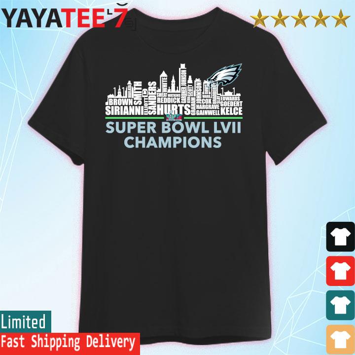 Official philadelphia eagles super bowl lviI 2023 champions T-shirt, hoodie,  sweater, long sleeve and tank top