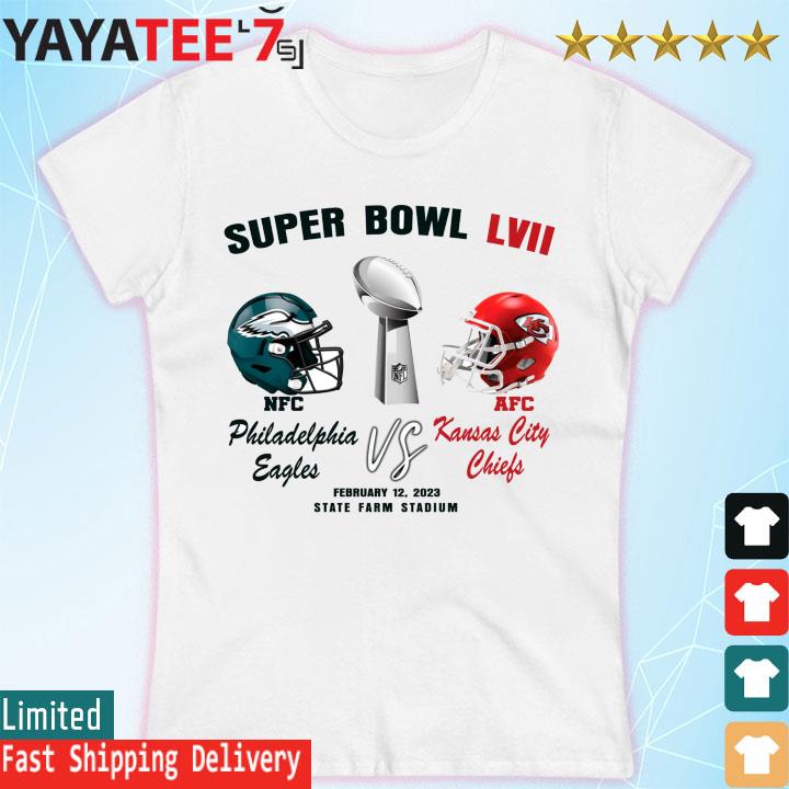 Super Bowl 2023 Philadelphia Eagles Kansas City Chiefs Shirt ⋆ Vuccie