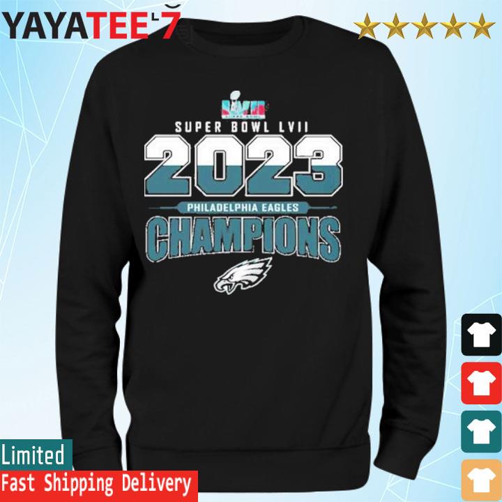 Official Super Bowl LVII 2023 Philadelphia Eagles Champions s Sweatshirt