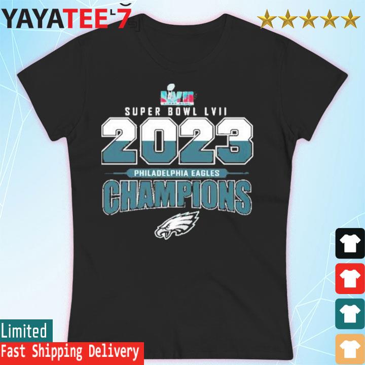 Official Super Bowl LVII 2023 Philadelphia Eagles Champions s Women's T-shirt