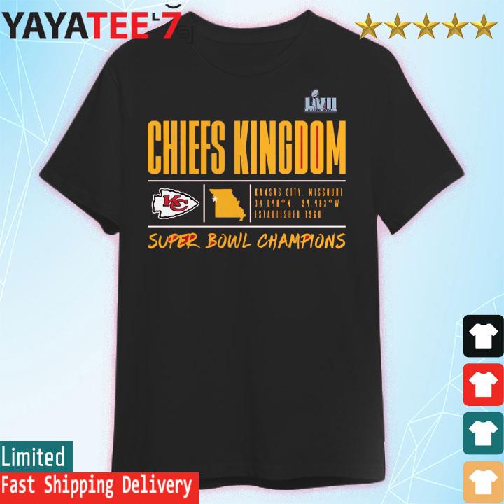 Official The Chiefs Kingdom Super Bowl Champions Kansas City Missouri shirt