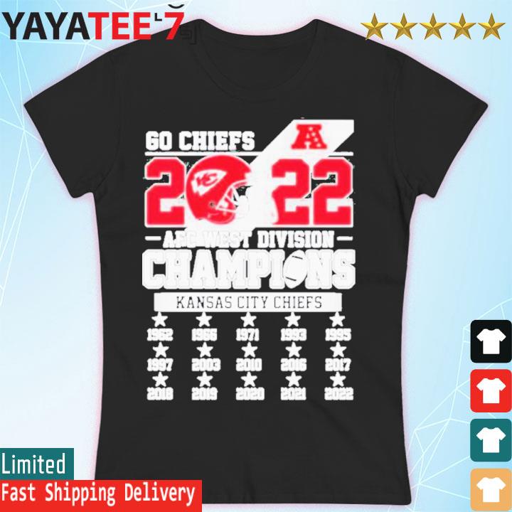 Kansas City Chiefs Champs 2021 2022 AFC West Division Champions Shirt,  hoodie, sweater, long sleeve and tank top