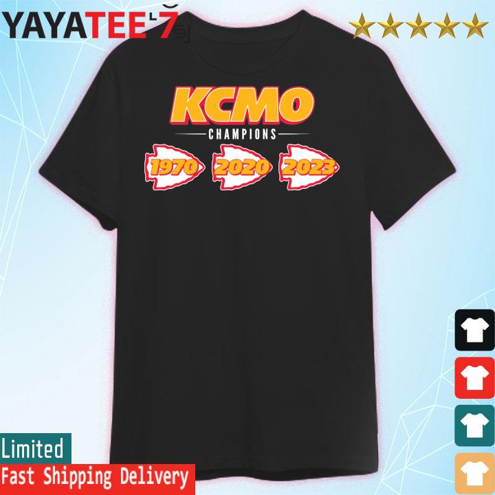 Offiical Kansas City Chiefs KCMO Champions 1970 2020 2023 shirt