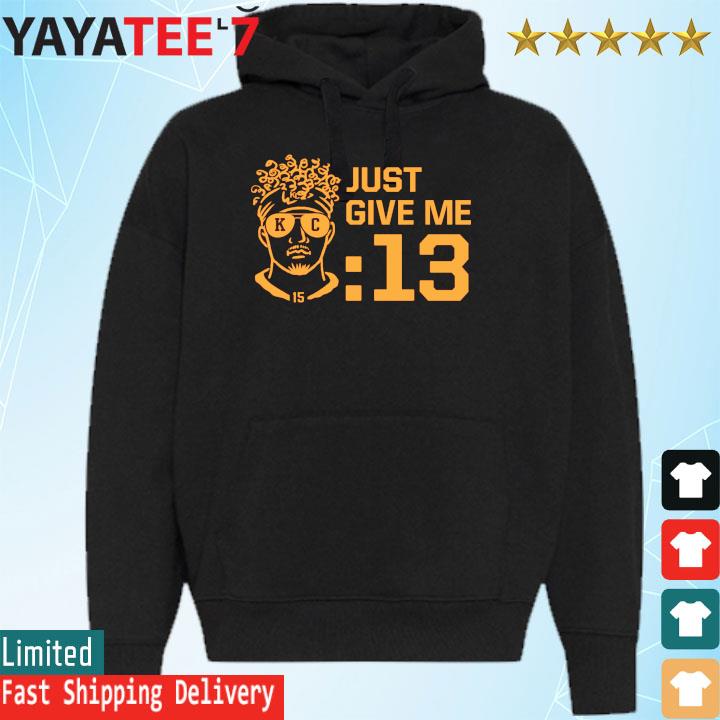 KC 13 Second Patrick Mahomes Chiefs Logo 2022 Shirt, hoodie, sweater, long  sleeve and tank top